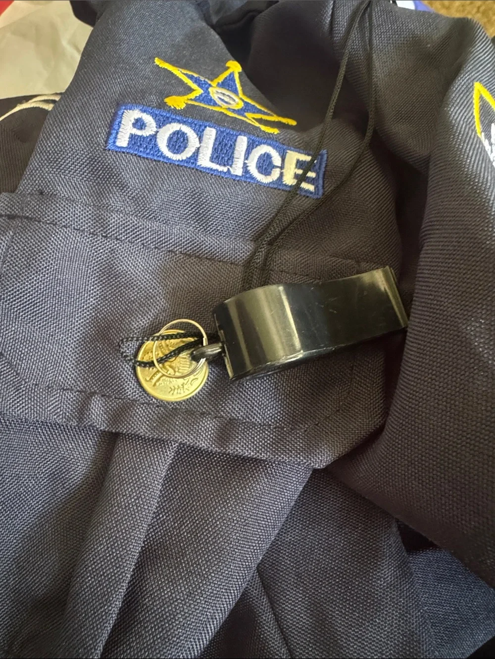 Police officer toddler Halloween costume size 2T